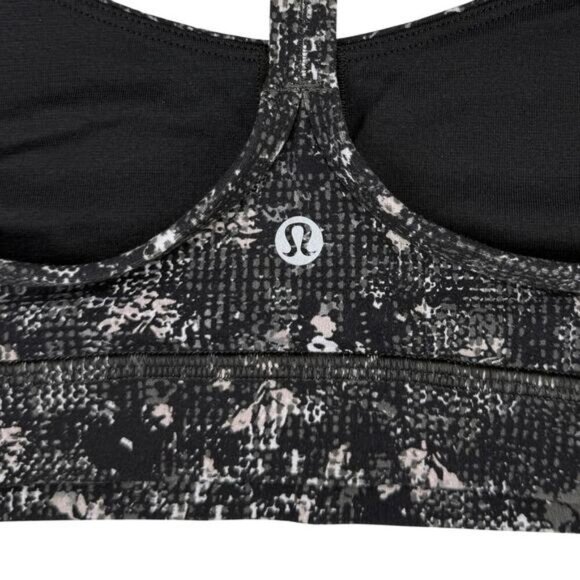 Lululemon Flow Y Bra Nulu Light Support, B/C Cup In Equalized Multi Size 4 - Picture 6 of 7